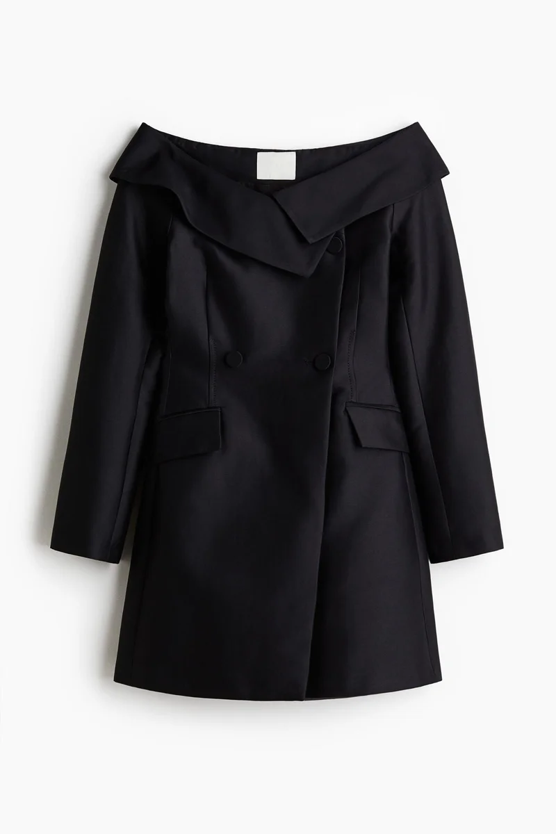 H&M Double-breasted blazer dress