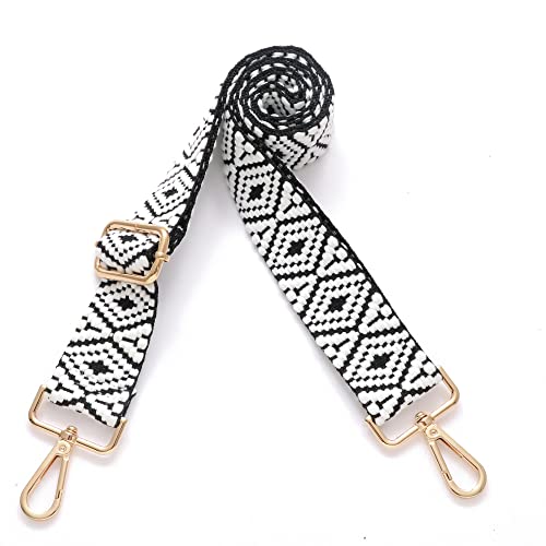 S-Jacorry Purse Strap Replacement Crossbody Wide Shoulder Strap Adjustable Canvas Straps Handbag Strap Replacement Belts - Image 2