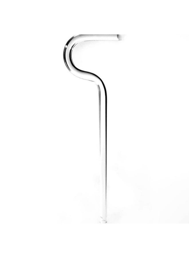 مجموعة القش الزجاجية الإبداعية المضادة لتجاعيد الشفاه على شكل قش أفقي خالي من التجاعيد. صديقة للبيئة قابلة لإعادة الاستخدام. ملحقات مشروبات أنيقة. تتضمن فرشات تنظيف مخصصة - Image 2