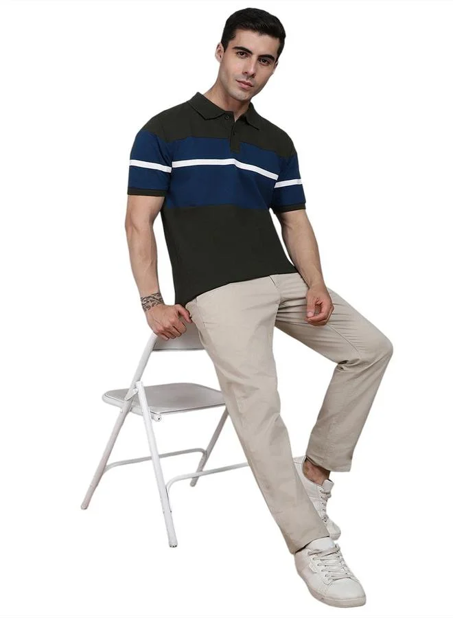 Dennis Lingo Dennis Lingo Striped Polo T-Shirt