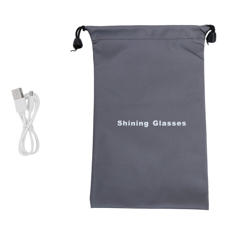 LED Glowing Glasses: 432 Bright LED Beads, ABS Shell - App Control, Music Sync Light Effect - USB Charging Glasses for Bar Carnival Birthday Party Celebration - Image 1