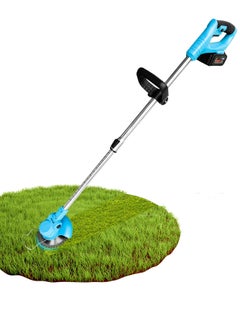 BOSS LIFE STYLE Battery Powered String Trimmer with Batteries & Charger - All-in-One Electric Grass Cutter, Lawn Mower Edger Tool, and Grass Wacker  - Image 1