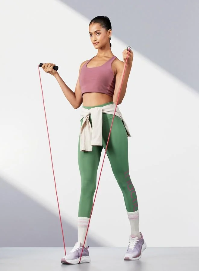 ترايامف Triumph Triaction Cardio Tummy Control High Waist 7/8 Quick Dry Leggings Olive Green