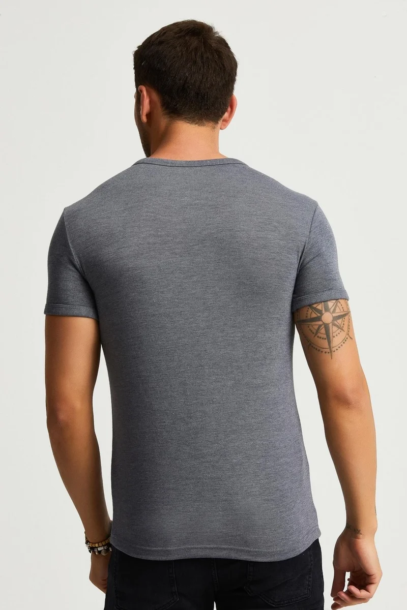 الكسندر جاردي Slim Fit Lycra T-Shirt (E22-746A)