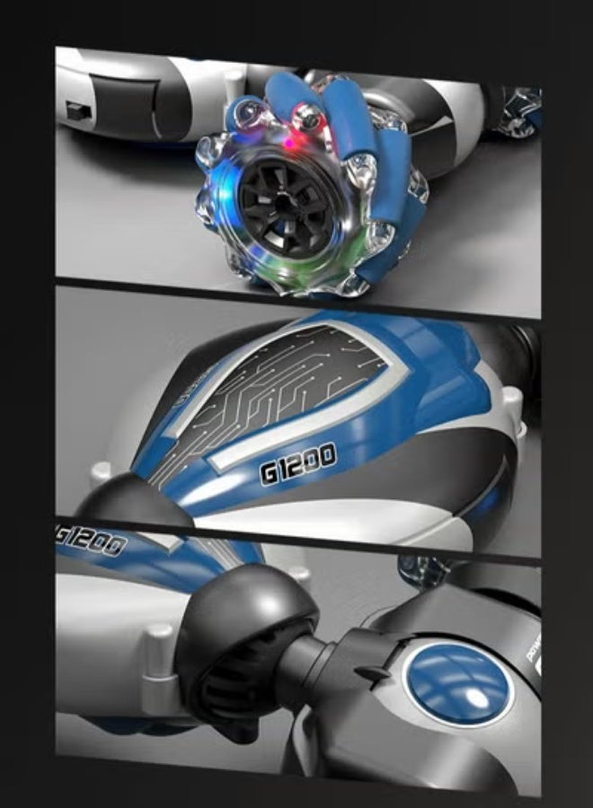 Remote Control Cars for Kids Adults, 1:20 Scale RC Car 4WD Gesture Sensor Remote Control Crawler, 2.4GHz Hand Controlled RC Stunt Car - Image 4