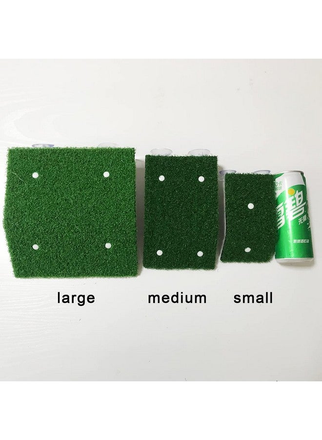 دوبل وود منصة استحمام سلحفاة عشبية من DoubleWood، منصة استحمام سلحفاة عشبية، منحدر محاكاة لحوض السلاحف، لسلحفاة ضفدع زواحف صغيرة (كبيرة) - Image 3