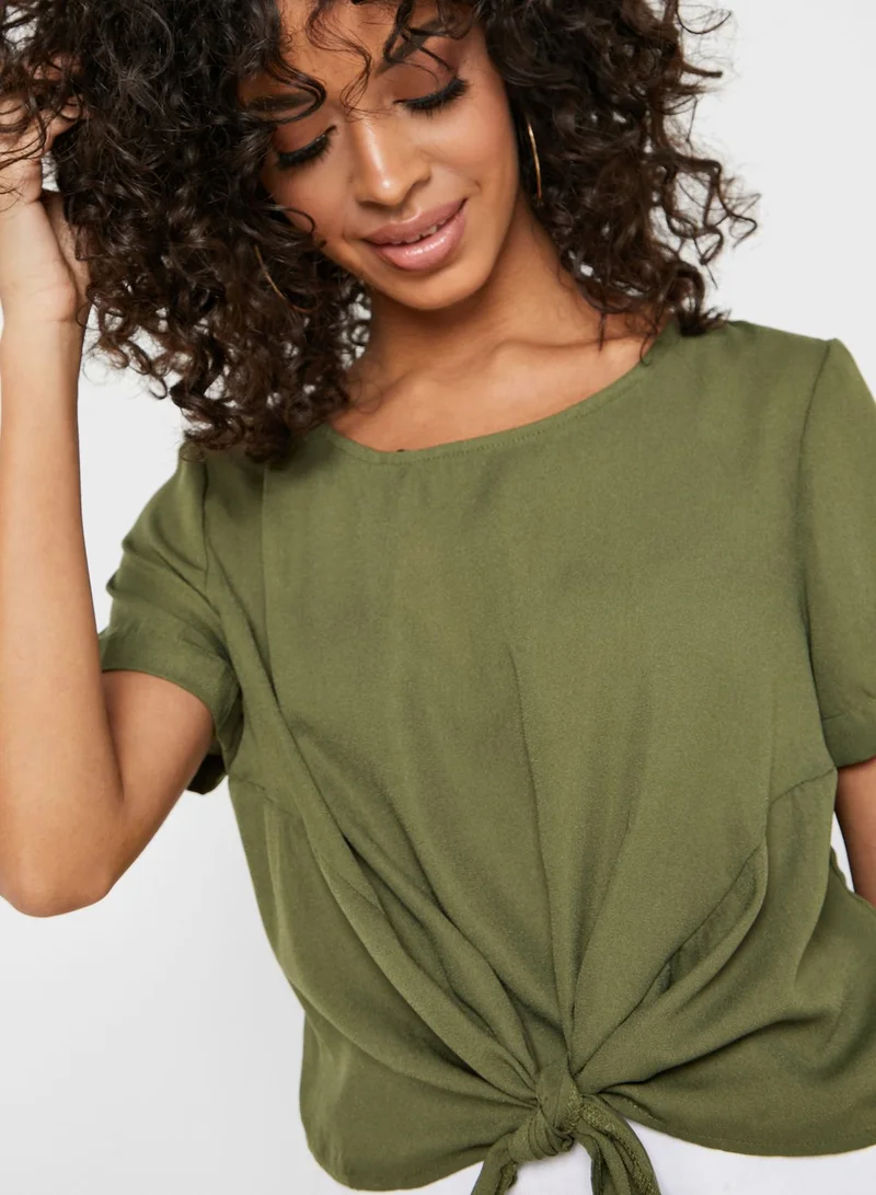 FOREVER 21 Front-Tie Top