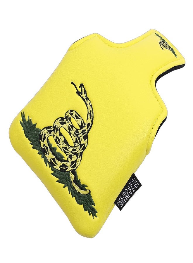 SHABIER Yellow Golf Large Mallet Headcover with Snake Design for Golf Putter Club - Image 4