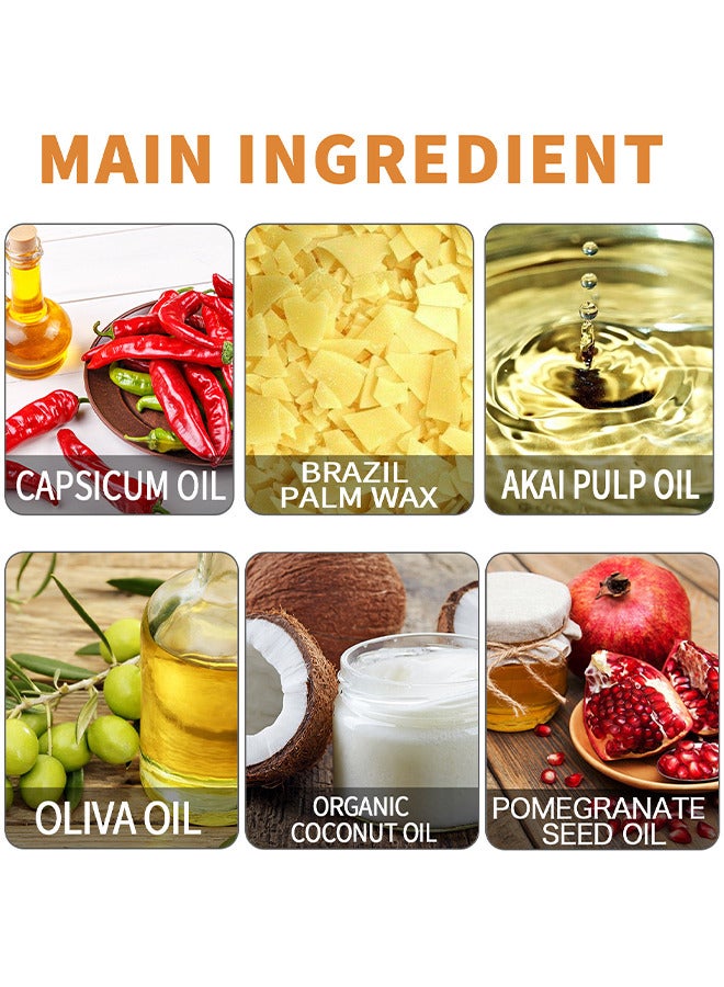 EELHOE Hot Cream For Belly Fat Burner, Hot Cream Cellulite And Fat Burner, Sweat Fat Burning Gel, Slimming Waist, Belly And Slimming Cream 50G - Image 3