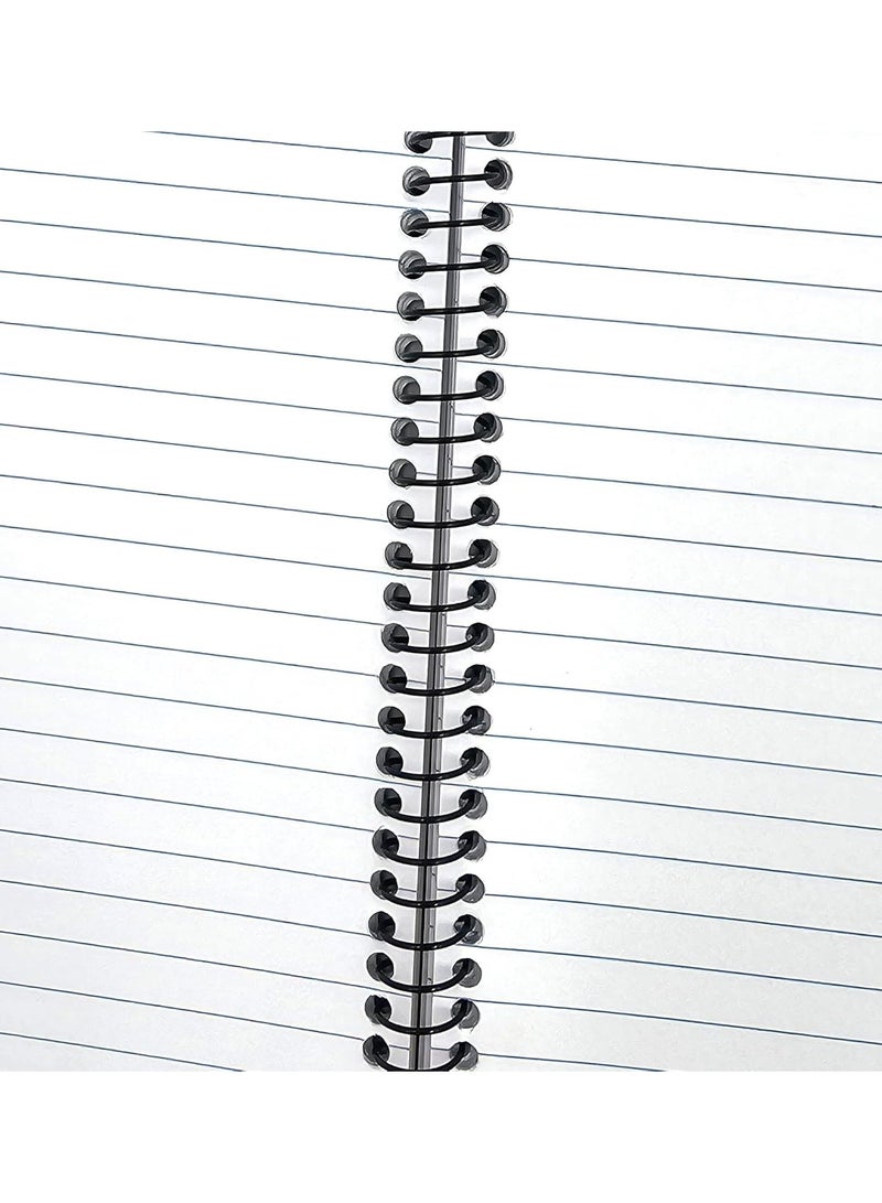 Maxi 3-Piece A4 Size Spiral Notebook 80 Sheets Assorted Designs - Image 2