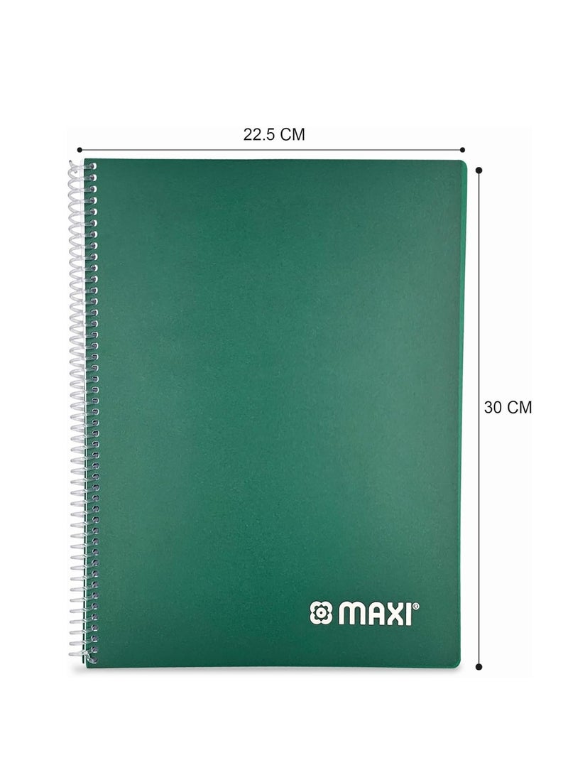 Maxi 3-Piece A4 Size Spiral Notebook 80 Sheets Assorted Designs - Image 4