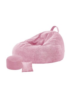 Bean Bag Sofa Set With Sofa Footrest Footstool And Cushion Sofa Lazy Bedroom Balcony Small Sitting Pier Small Sofa Chair Recliner Bag For Indoor Outdoor