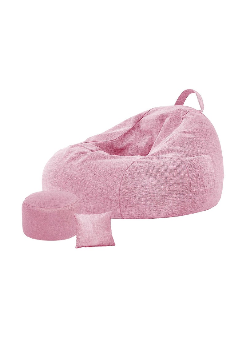 Bonita - Bean Bag Sofa Set With Sofa Footrest Footstool And Cushion Sofa Lazy Bedroom Balcony Small Sitting Pier Small Sofa Chair Recliner Bag For Indoor Outdoor - Image 1