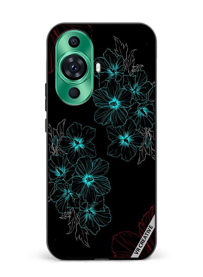 VR CREATIVE Protective Case Cover For Huawei nova 11 Flower Design Multicolour - Image 1