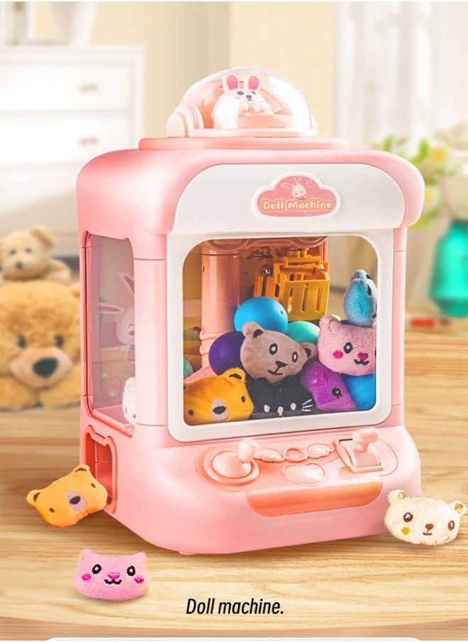 fashionhome Cute Rabbit Vending Machine Candy Grabber Machine Mini Claw Machine Prize Dispenser Toy for Girls Boys Children 19x17.5x30.5 cm  - Image 1