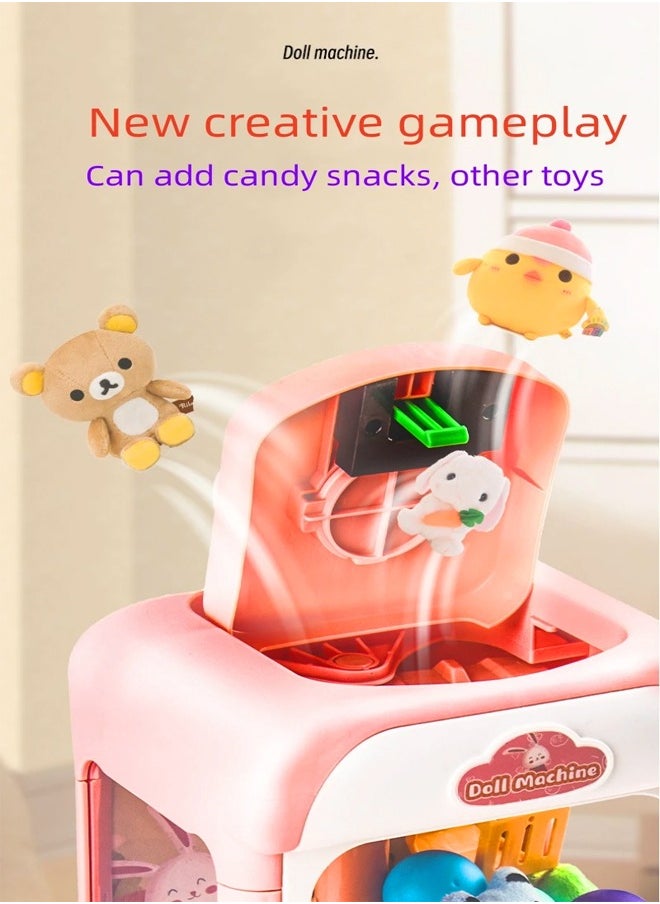 fashionhome Cute Rabbit Vending Machine Candy Grabber Machine Mini Claw Machine Prize Dispenser Toy for Girls Boys Children 19x17.5x30.5 cm  - Image 4