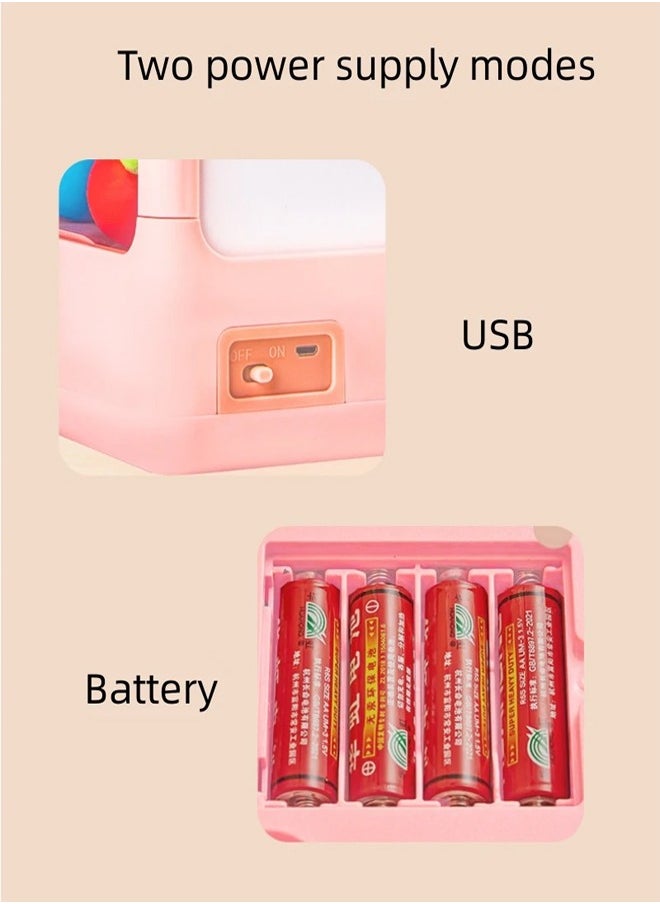 fashionhome Cute Rabbit Vending Machine Candy Grabber Machine Mini Claw Machine Prize Dispenser Toy for Girls Boys Children 19x17.5x30.5 cm  - Image 5