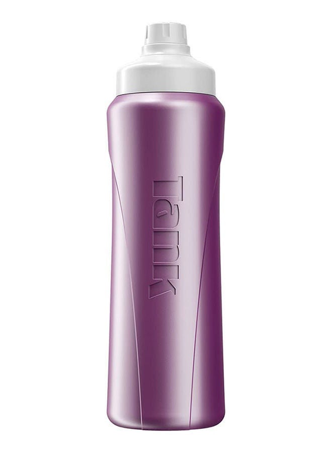 TANK Tank Insulated Plastic Water Bottle, Purple, 1L, BPA Free 