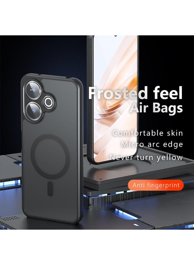 erorex Case For Redmi 13 4G Global / 5G Global Armor MagSafe Precise Hole PC Hybrid TPU Phone Case - Image 2