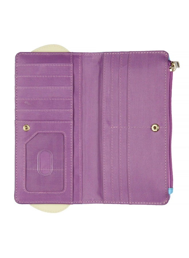 Bioworld Disney Monsters Inc. Sulley 3D Horns Snap Closure Faux Leather Flap Women'S Metal Badge Wallet - Image 3