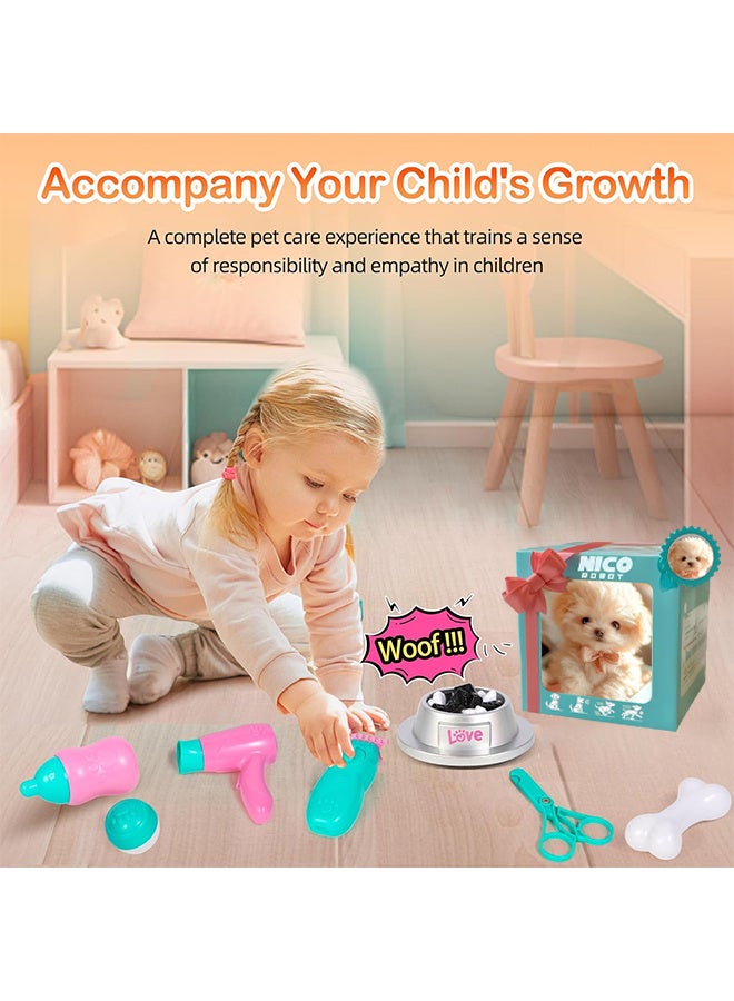 NICO & ROBO Robot Dog Nico, Robot Puppy That Acts Like A Real Dog, Realistic Robotic AI Pet Dogs, Nico Robots Puppy, Electronic Interactive Stuffed Dogs For Sitting, Barking, Walking And Running - Image 4