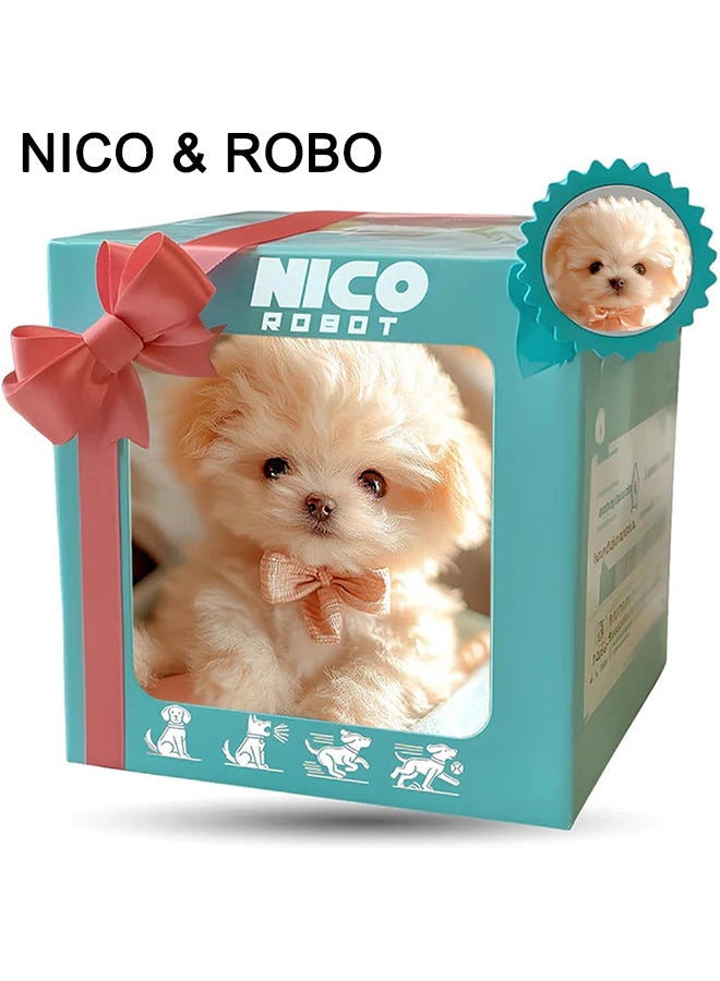 NICO & ROBO Robot Dog Nico, Robot Puppy That Acts Like A Real Dog, Realistic Robotic AI Pet Dogs, Nico Robots Puppy, Electronic Interactive Stuffed Dogs For Sitting, Barking, Walking And Running - Image 1