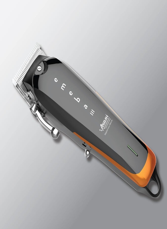 Asbah Professional Emeba III Trimmer | Cordless Trimmer | Clipper With Guide Comb| One Year Warranty, Lifetime Repair & Services, Multicolor - Image 3