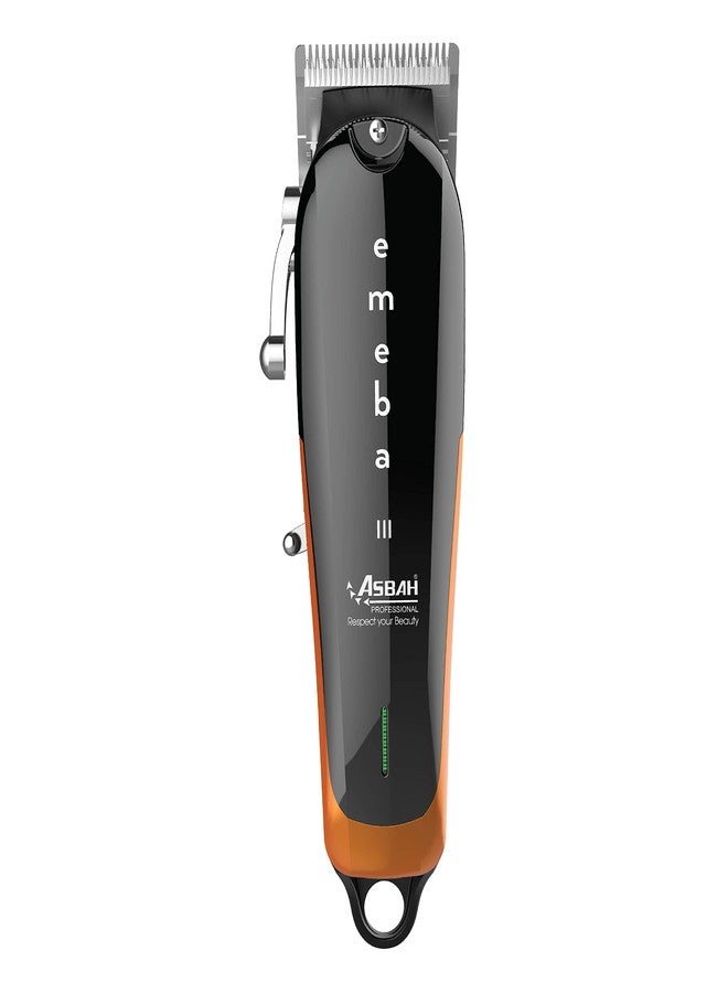 Asbah Professional Emeba III Trimmer | Cordless Trimmer | Clipper With Guide Comb| One Year Warranty, Lifetime Repair & Services, Multicolor - Image 1