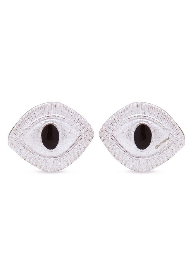 Osasbazaar Pure Silver Eyes for Puja Temple Astrological and Lal Kitab Remedy - 97%-99% Pure BIS Hallmarked - Set of 2 - Image 1