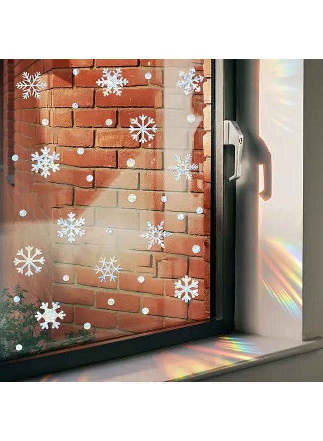 LSK108 Reusable Static Cling Window Film Snowflake Dot Stickers Frosted Privacy Decals For Glass Doors Mirrors - Image 2