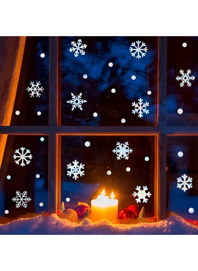 LSK108 Reusable Static Cling Window Film Snowflake Dot Stickers Frosted Privacy Decals For Glass Doors Mirrors - Image 5