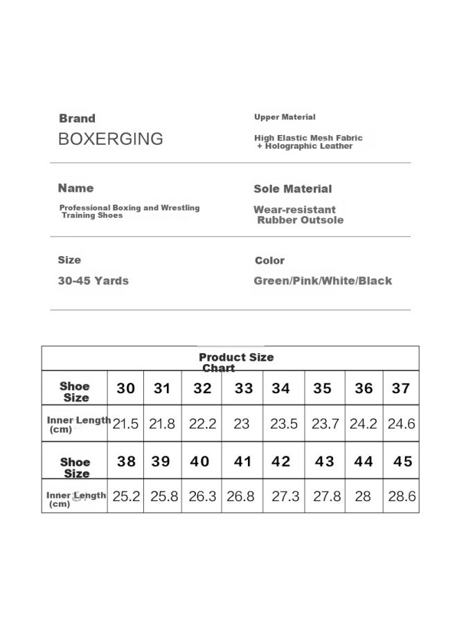 Competing pie Competitive High-Top Boxing Shoes For Men, Women, And Children, Suitable For Mma, Combat Training, Wrestling, And Martial Arts. Pink, Size 37 - Image 2