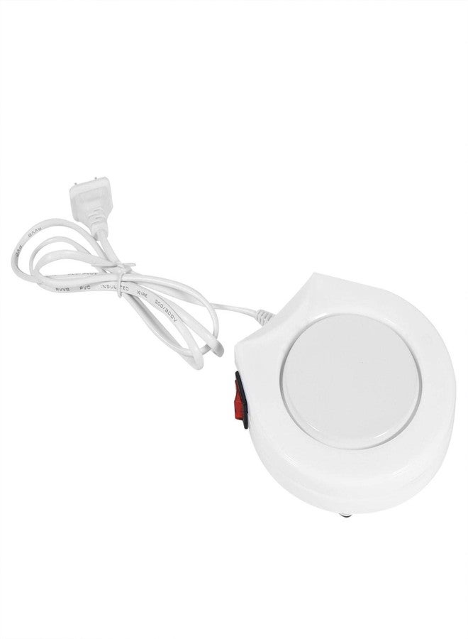 Fdit Mug Warmer Mat,White Electric Powered Cup Warmer Heater Pad Coffee Tea Milk Mug US Plug 110V - Image 1