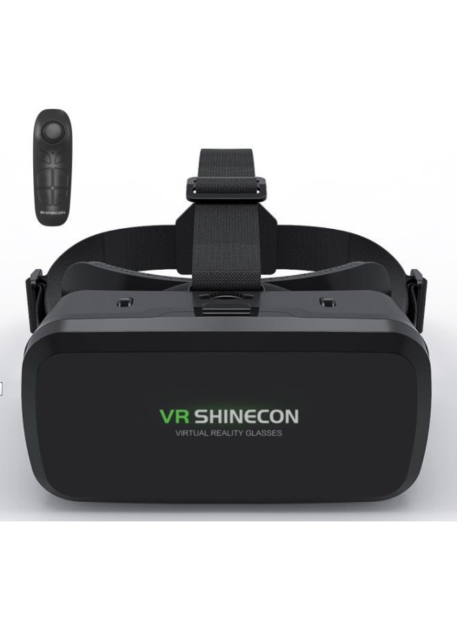 Changhen G06a Mobile Vr Glasses 3d Virtual Reality Headset Gaming Glasses Handle Digital Gift Vr Headphones-Color:G06A + B03 Handle - Image 1