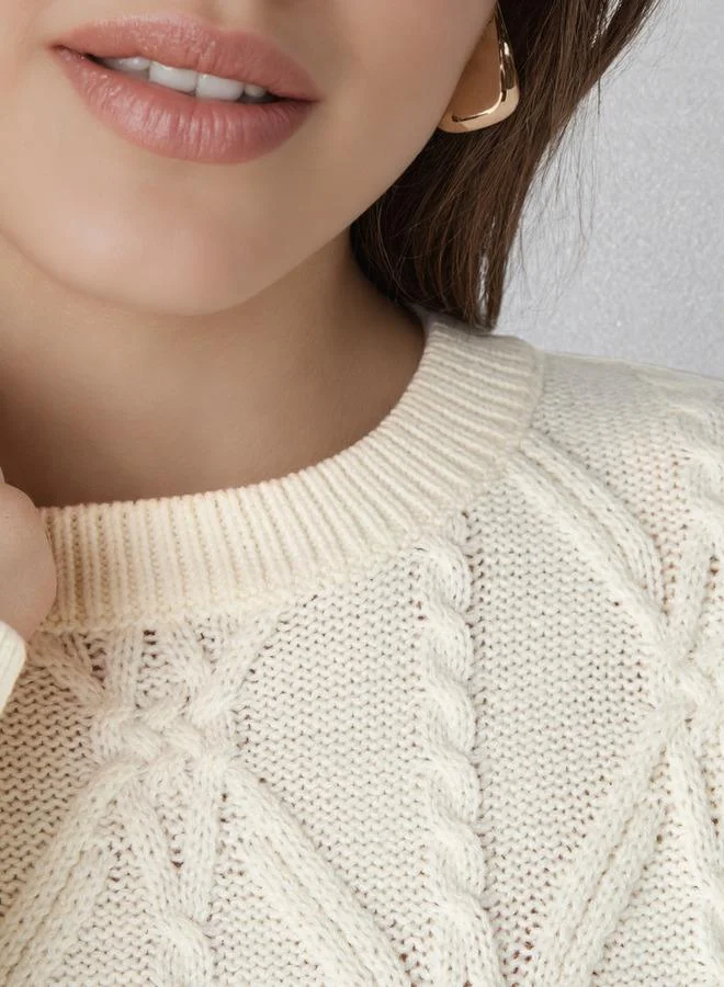 Splash FAV  Textured Sweater for Women | Best Price UAE