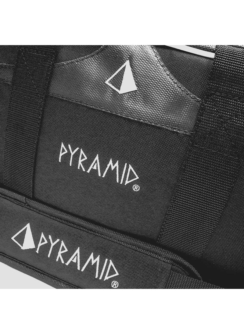 Pyramid Pyramid Path Double 2 Ball Tote Plus Clear Top Bowling Bag with Large Separate Compartment for Bowling Shoes Up To US Mens Size 15 or Accessories  - Image 4