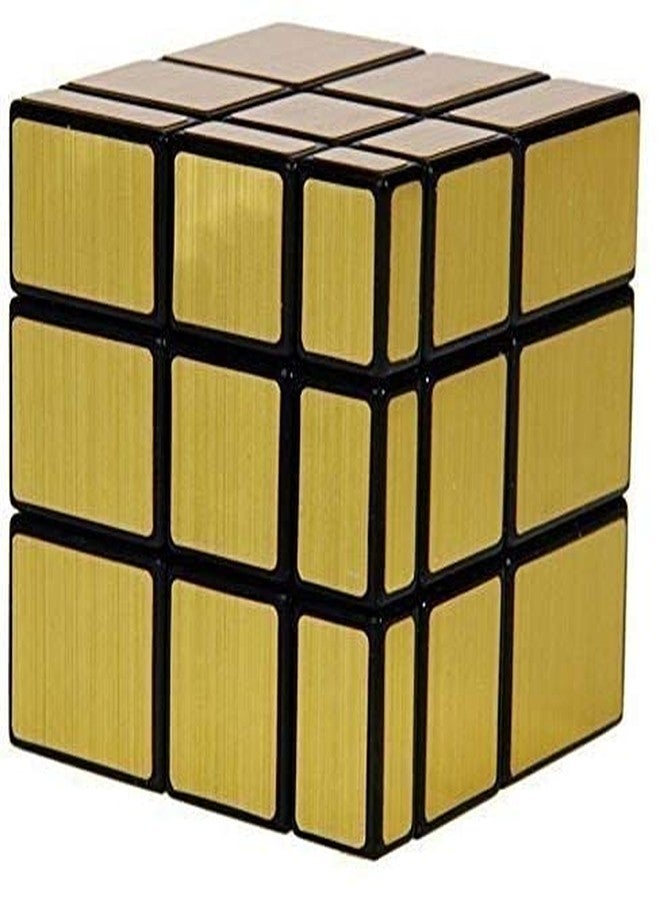 Trade Globe High Speed Stickerless Super Magic Rubix's Cube 3D Brain Teaser Puzzle Game for Beginners and Professionals (Puzzle Cube Set of 2 (Gold Mirror/Pyramid)) - Image 4