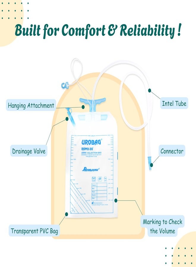 رومسونز أكياس جمع البول للاستخدام مرة واحدة من رومسونز رومو 30 (5 قطع) - Image 5