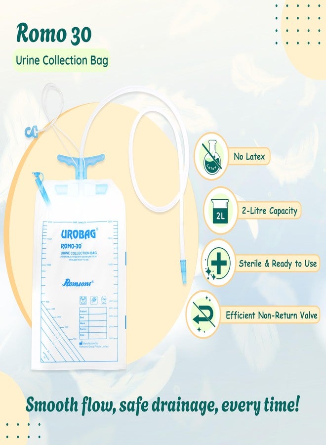 رومسونز أكياس جمع البول للاستخدام مرة واحدة من رومسونز رومو 30 (5 قطع) - Image 3