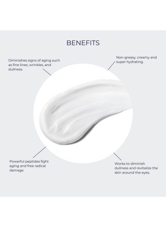 Alana Mitchell Antiaging Peptide Under Eye Cream Peptide Eye Cream For Hydrated & Firm Skin Under Eye Cream For Dark Circles And Puffiness Anti Aging Eye Cream For Crows Feet & Fine Lines (0.5 Oz/15 Ml) - Image 3