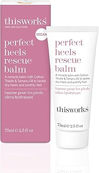 This Works كريم القدم الطبيعي من This Works Perfect Heels 75 مل معزّز بزيوت اللافندر والليمون والخرشوف القطني مرطّب مغذٍ للقدمين وبلسم للكعبين المتشقّقين والبشرة الجافة - Image 1