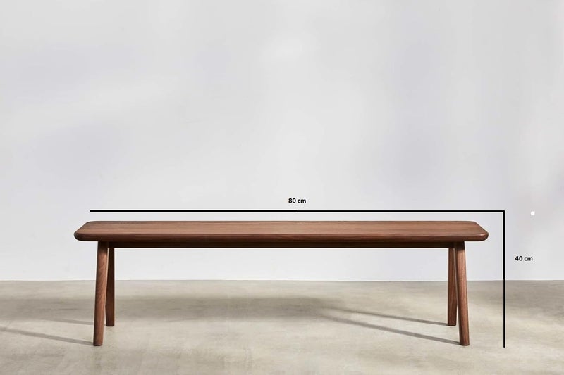 Streema art Living Room Benches Wooden Upholstered Wooden Seating Bench for Home Office l Solid Wood Bench for Daining Table l Indoor Outdoor Seating Bench l Seating Bench 80x30x40 - Image 2