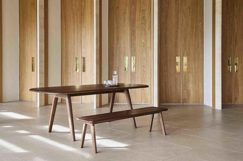 Streema art Living Room Benches Wooden Upholstered Wooden Seating Bench for Home Office l Solid Wood Bench for Daining Table l Indoor Outdoor Seating Bench l Seating Bench 80x30x40 - Image 5