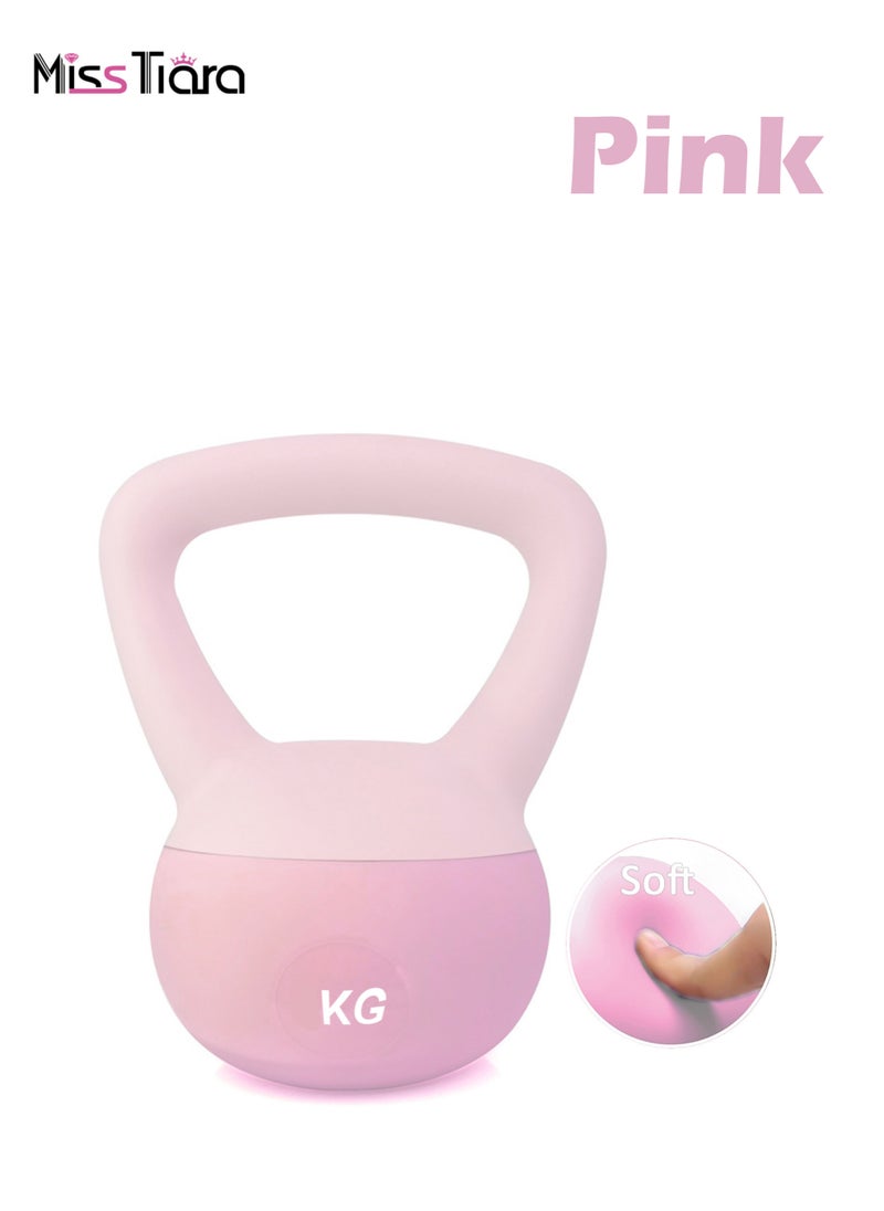 MissTiara PVC Soft Kettlebell Weights Strength Training Kettlebells for Weightlifting and Core Training Have 4kg and 6kg to Choise  - Image 1