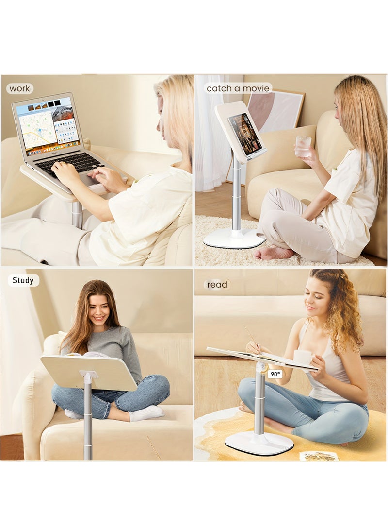 Quran Books Floor Stand, Laptop Stand, Reading Stand Can Be Used For Reading Books And Office, Can Be Placed Laptop, Projector, Cookbook And Tablet, With Page Press, Can Be Placed On The Desktop And Wood Floor, Height Can Be Adjusted