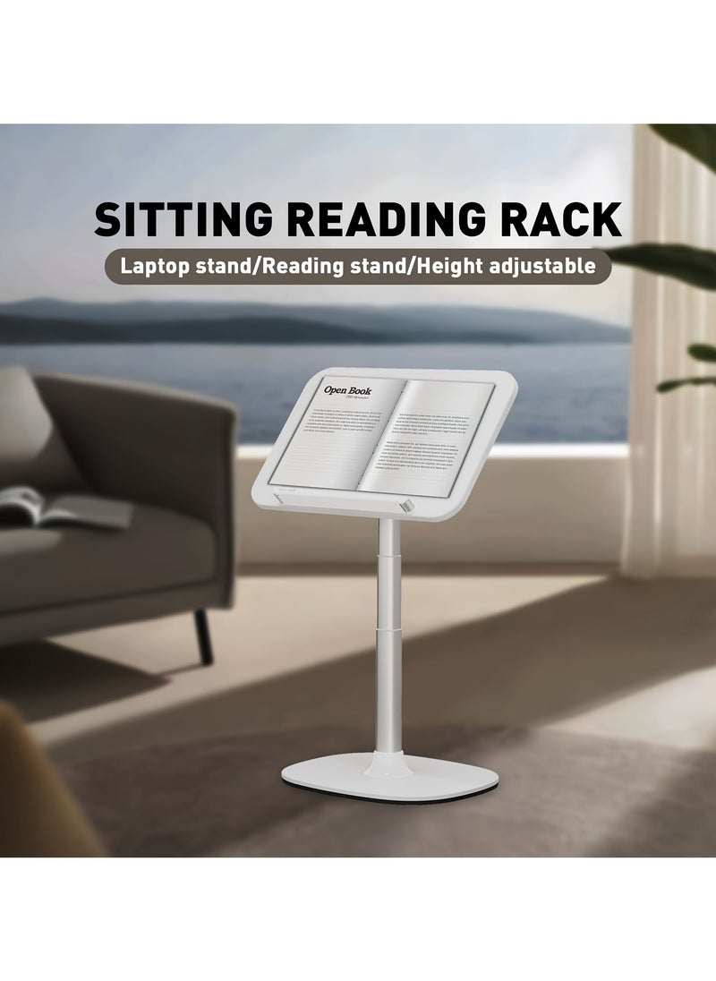 XiuWoo Quran Books Floor Stand, Laptop Stand, Reading Stand Can Be Used For Reading Books And Office, Can Be Placed Laptop, Projector, Cookbook And Tablet, With Page Press, Can Be Placed On The Desktop And Wood Floor, Height Can Be Adjusted  - Image 2