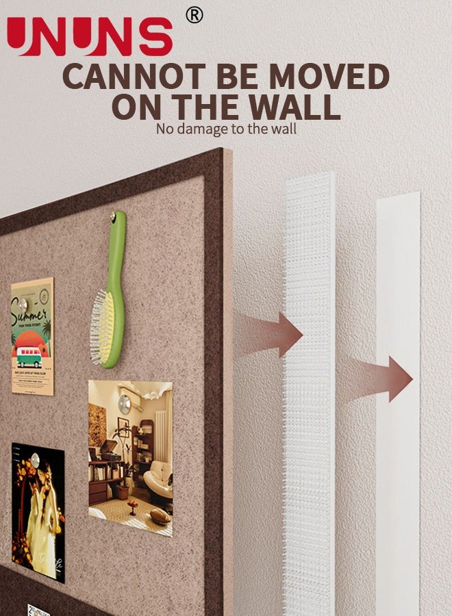 UNUNS Bulletin Board,Large Decorative Felt Bulletin Board Cork Boards Alternative Pin Board Notice Boards for Home Office School,80*120CM - Image 3
