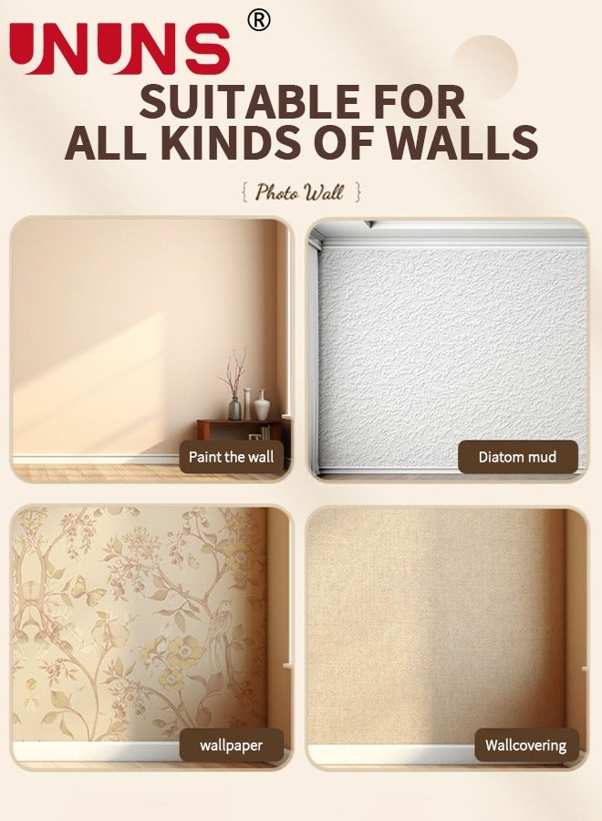 UNUNS Bulletin Board,Large Decorative Felt Bulletin Board Cork Boards Alternative Pin Board Notice Boards for Home Office School,80*120CM - Image 5