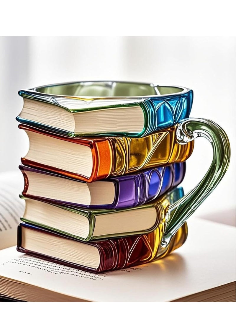 Painted Book Mug Literary and artistic enthusiasts painted book cup - Image 1