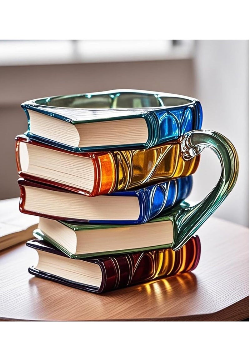 Painted Book Mug Literary and artistic enthusiasts painted book cup - Image 2